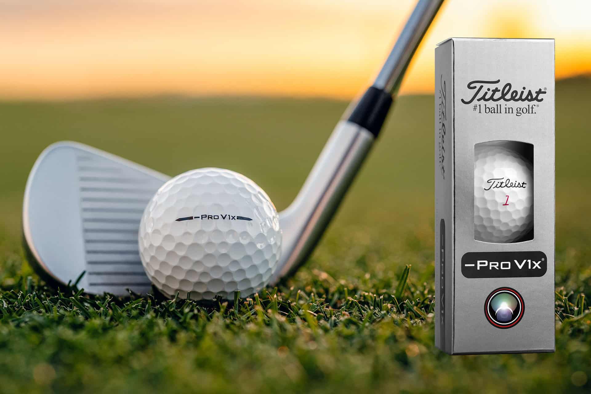 Упаковка и печать мячей Titleist Pro V1x Left Dash 2026