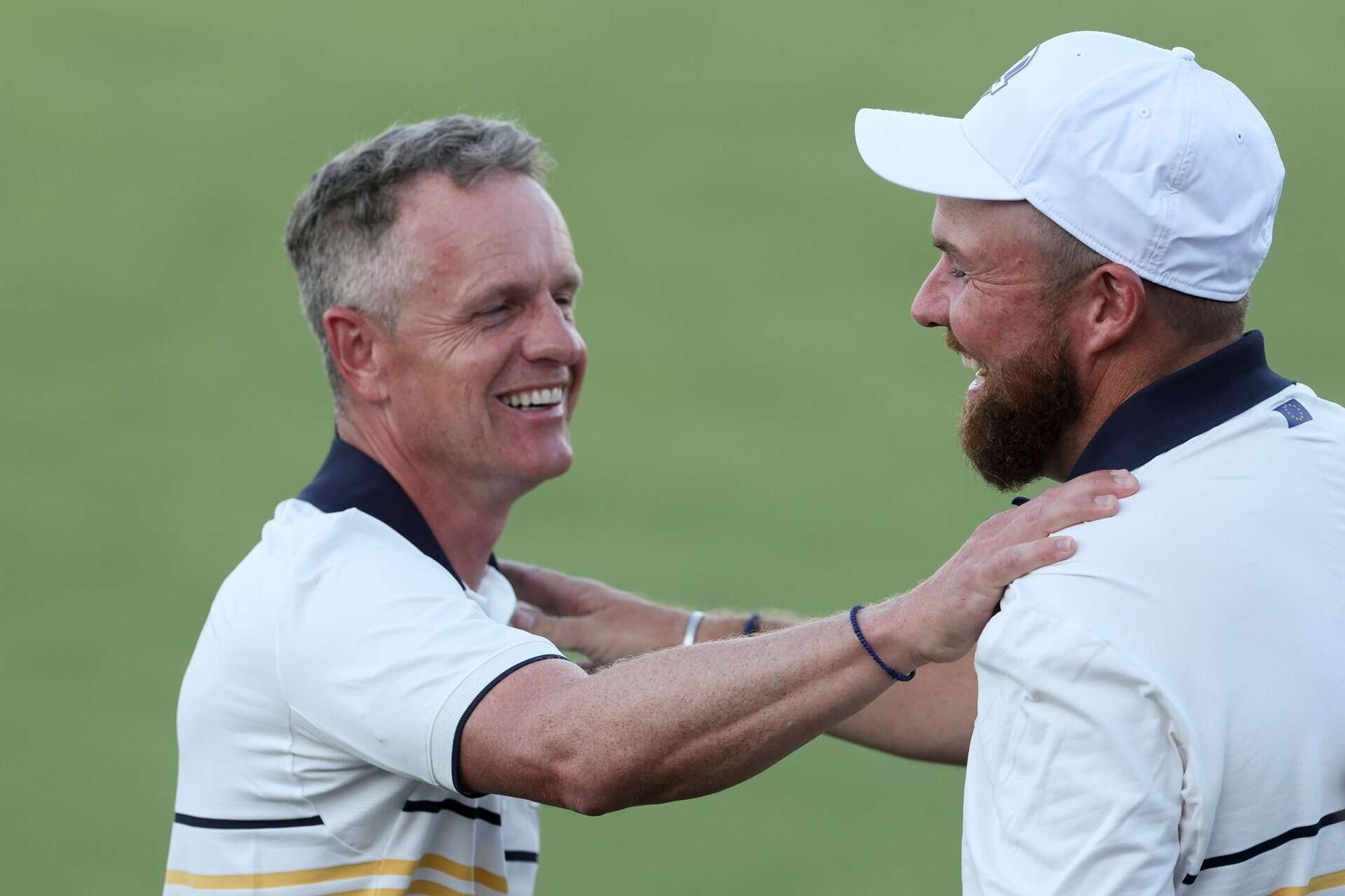 European Ryder Cup captain Luke Donald and Shane Lowry | Source: Getty Images