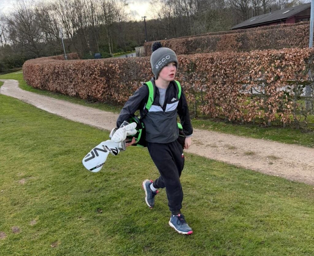 Tom's son Joe on the golf course | Source: NCG