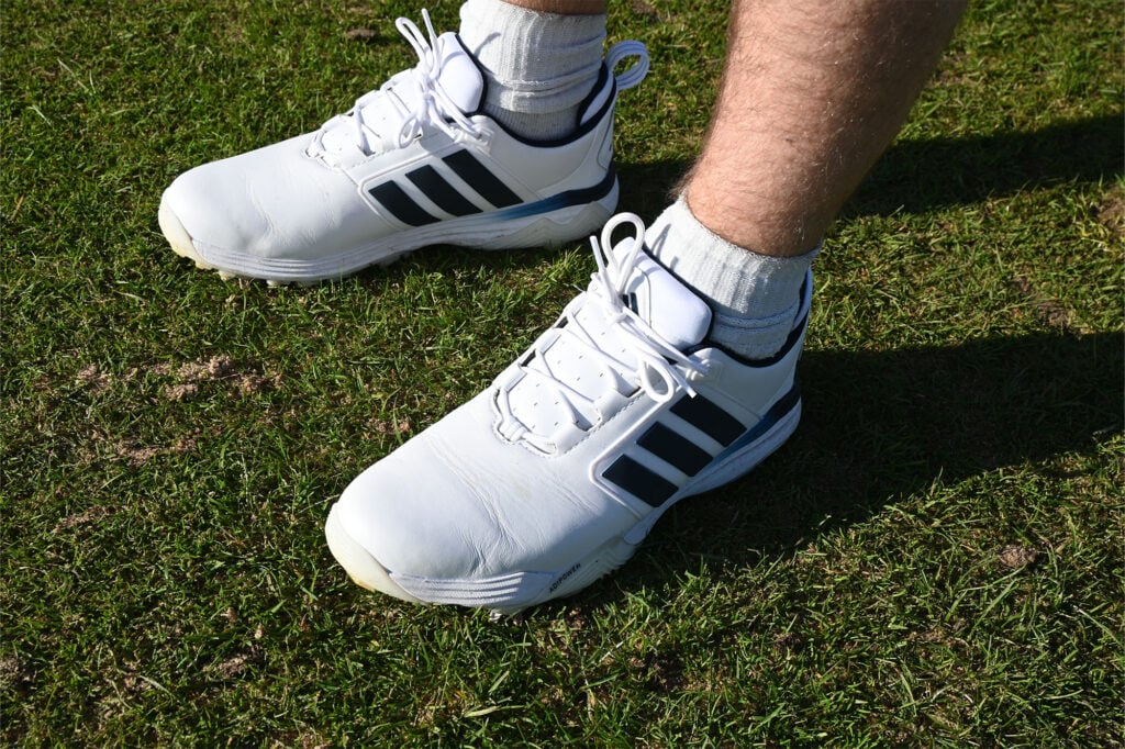 Adidas Adipower 26 spiked golf shoe | Source NCG