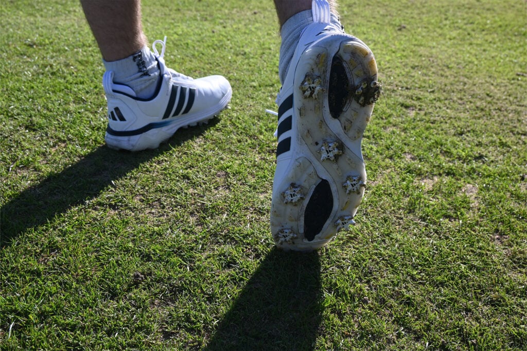 Adidas Adipower 26 spiked golf shoe | Source NCG