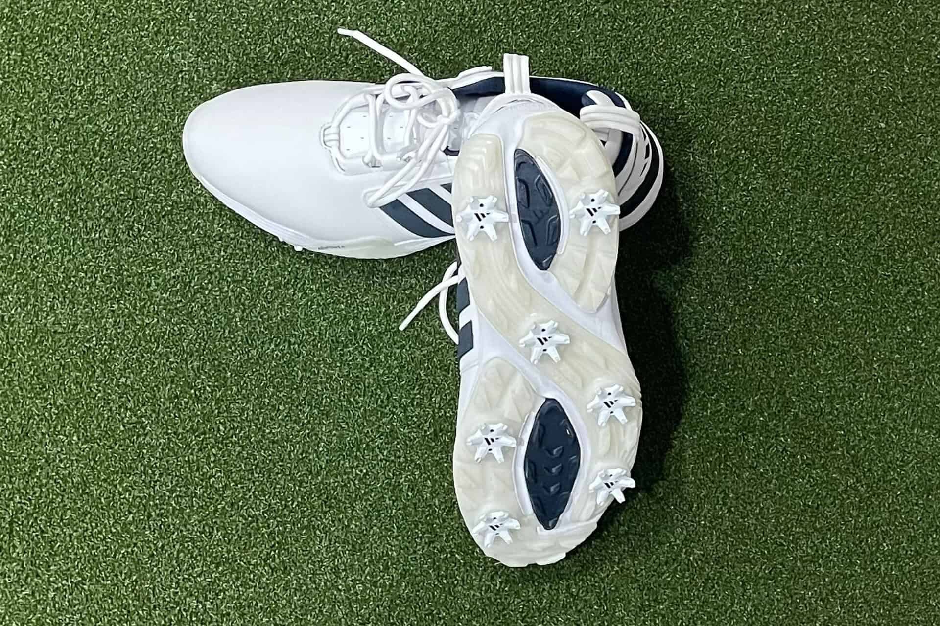 Adidas Adipower 26 spiked golf shoe sole | Source NCG