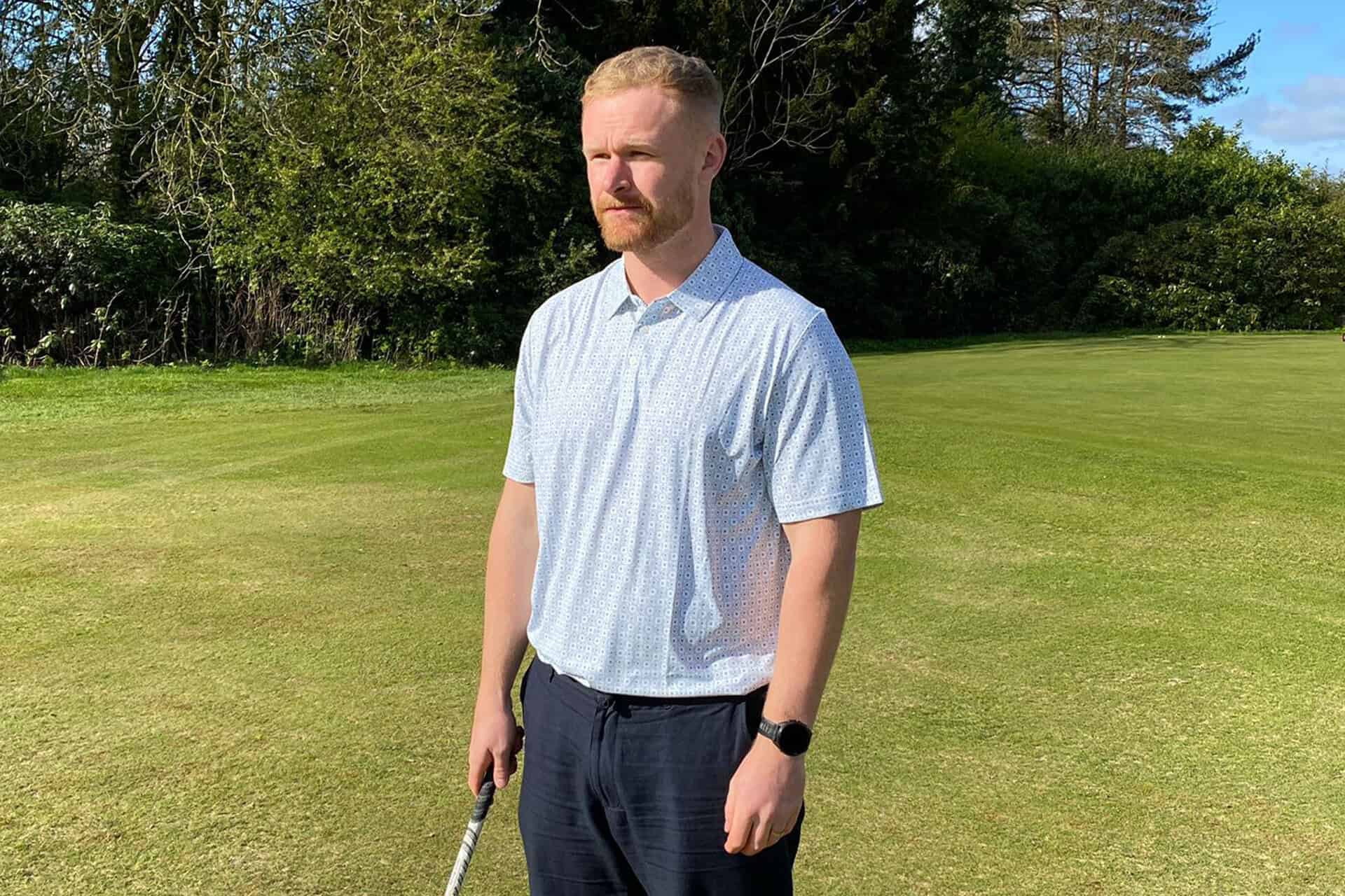 Callaway Foulard Printed Golf Polo | Source: NCG