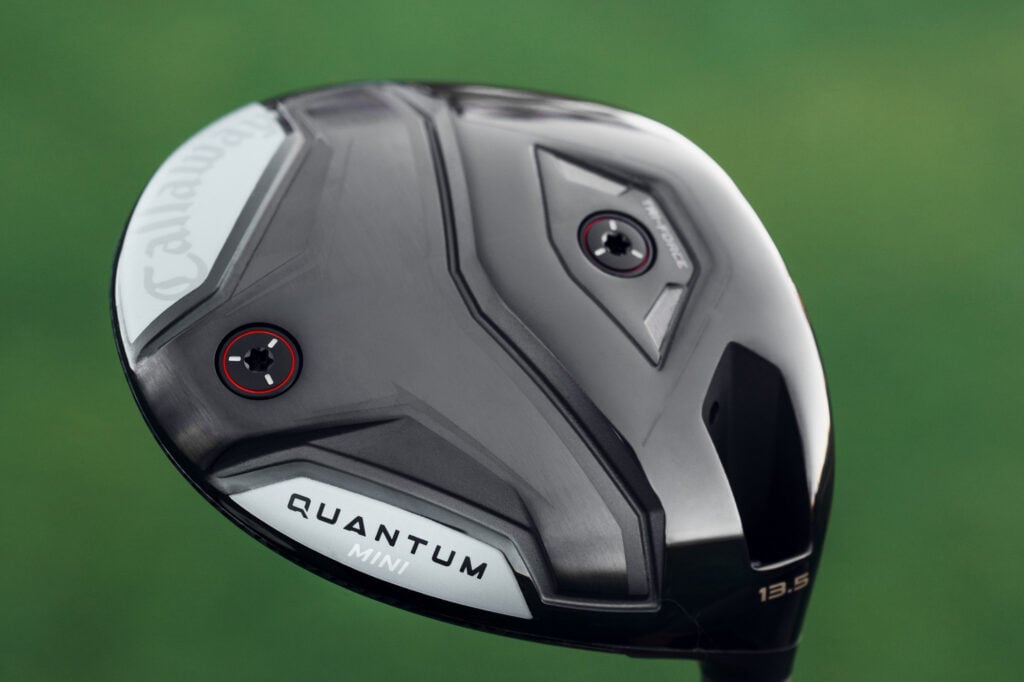 The sole of the Callaway Quantum Mini Driver. Credit: Callaway