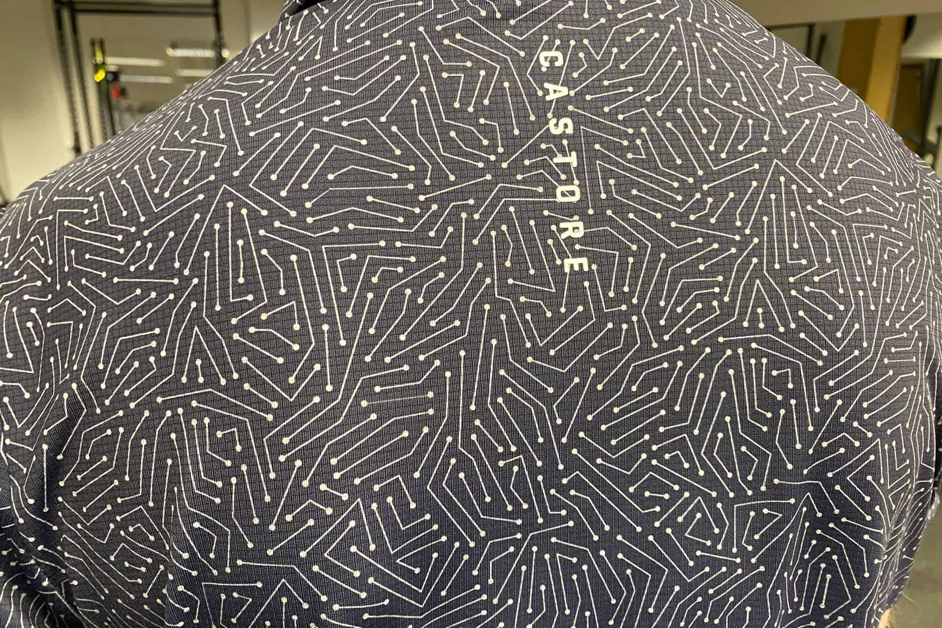 Castore Golf Map Pritned Short Sleeve Polo | Source: NCG