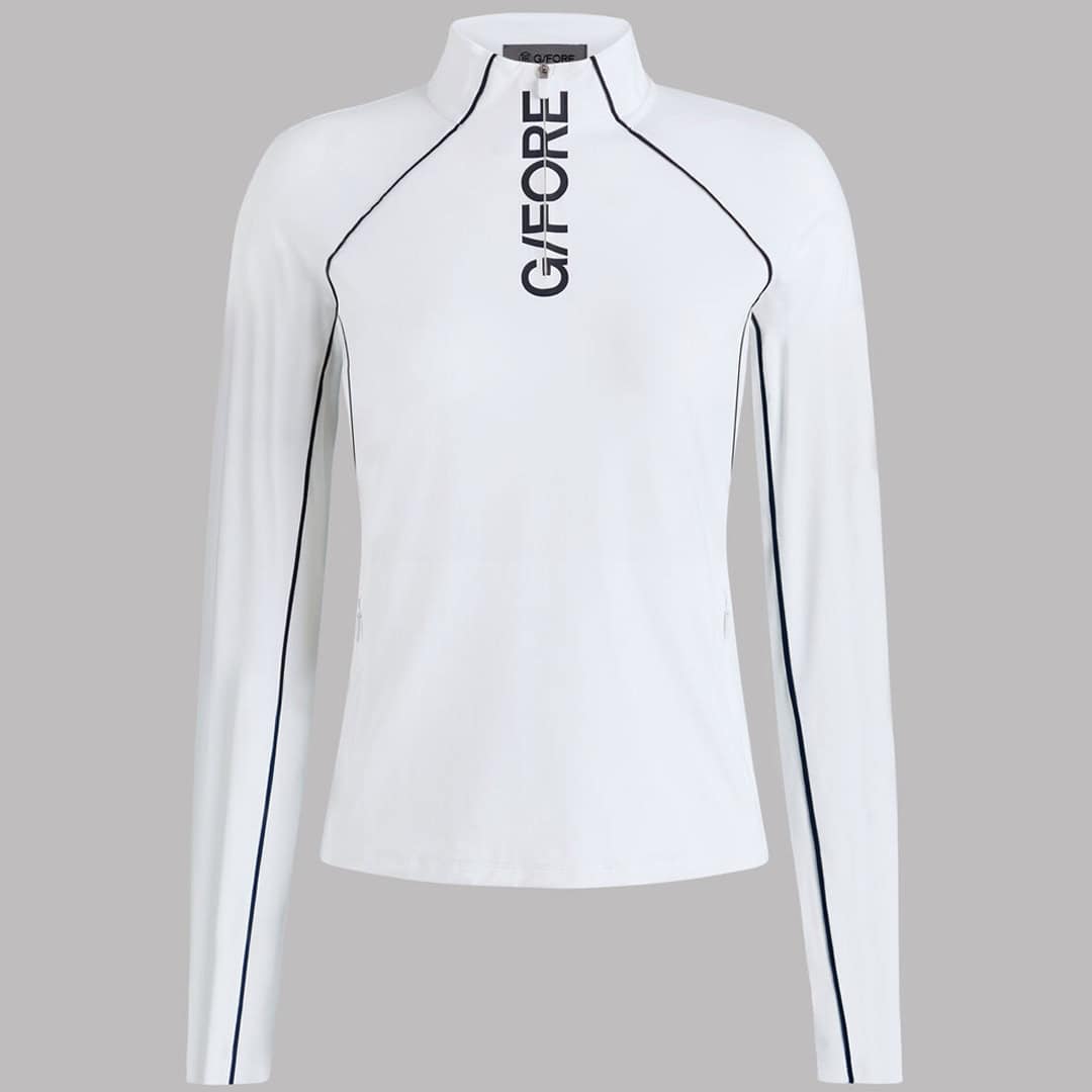 G/Fore Contrast Mesh Silky Tech Nylon ¼ Zip Pullover | Source: G/Fore