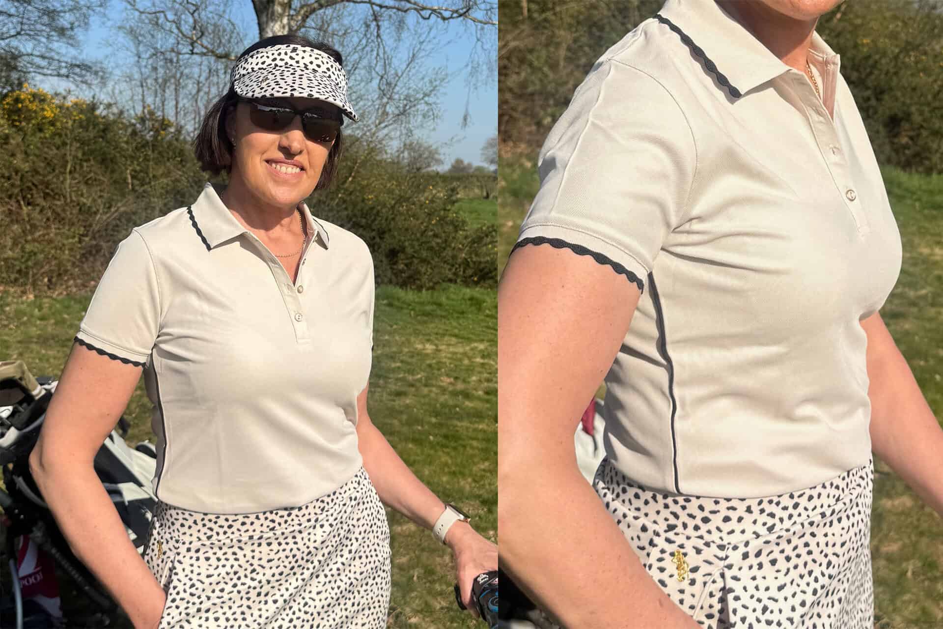 Glenmuir Arwen Ladies golf polo shirt | Source: NCG