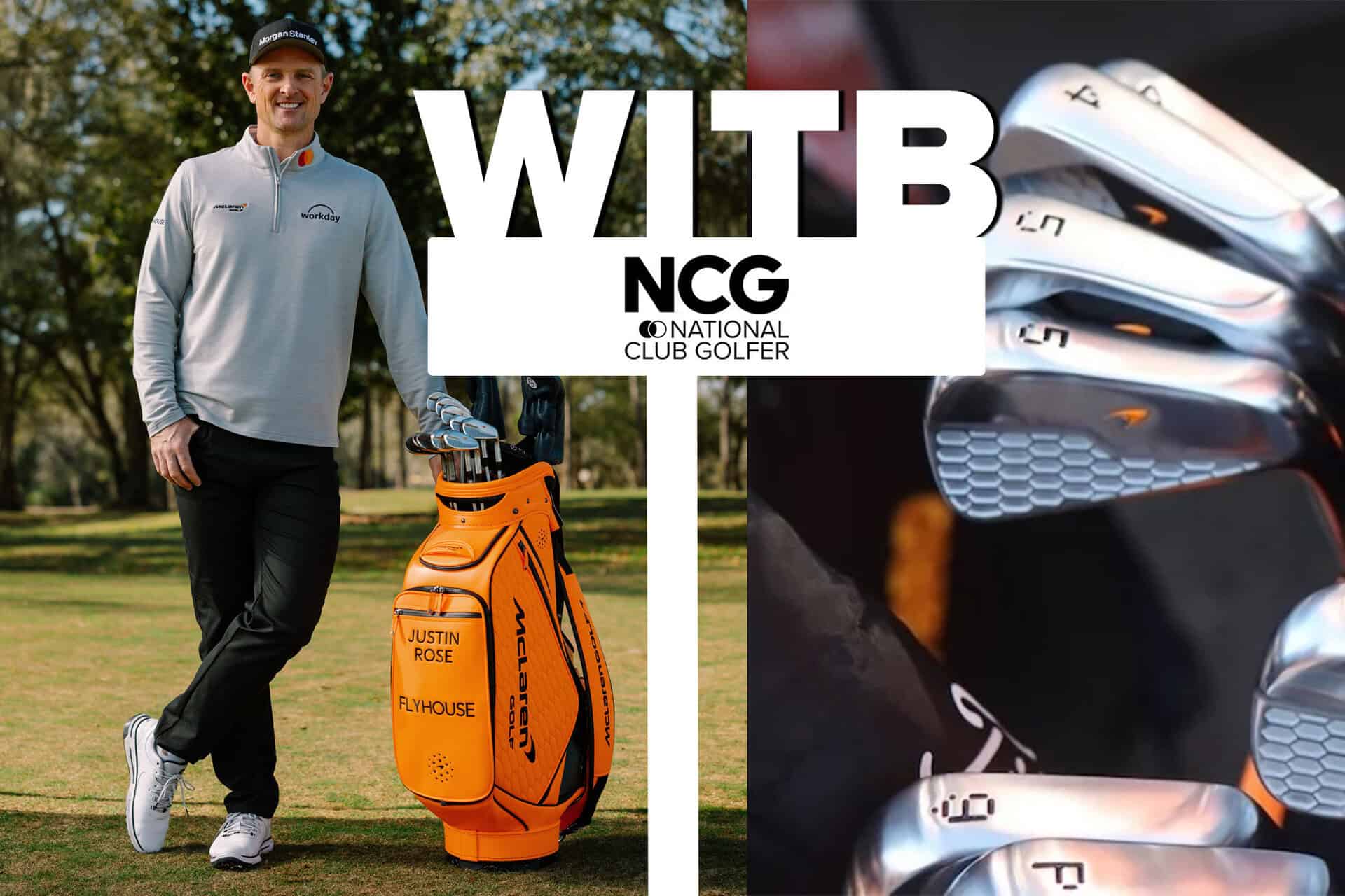 Justin Rose WITB April 2026 | Source McLaren Golf and Greg Moore (Golf WRX)