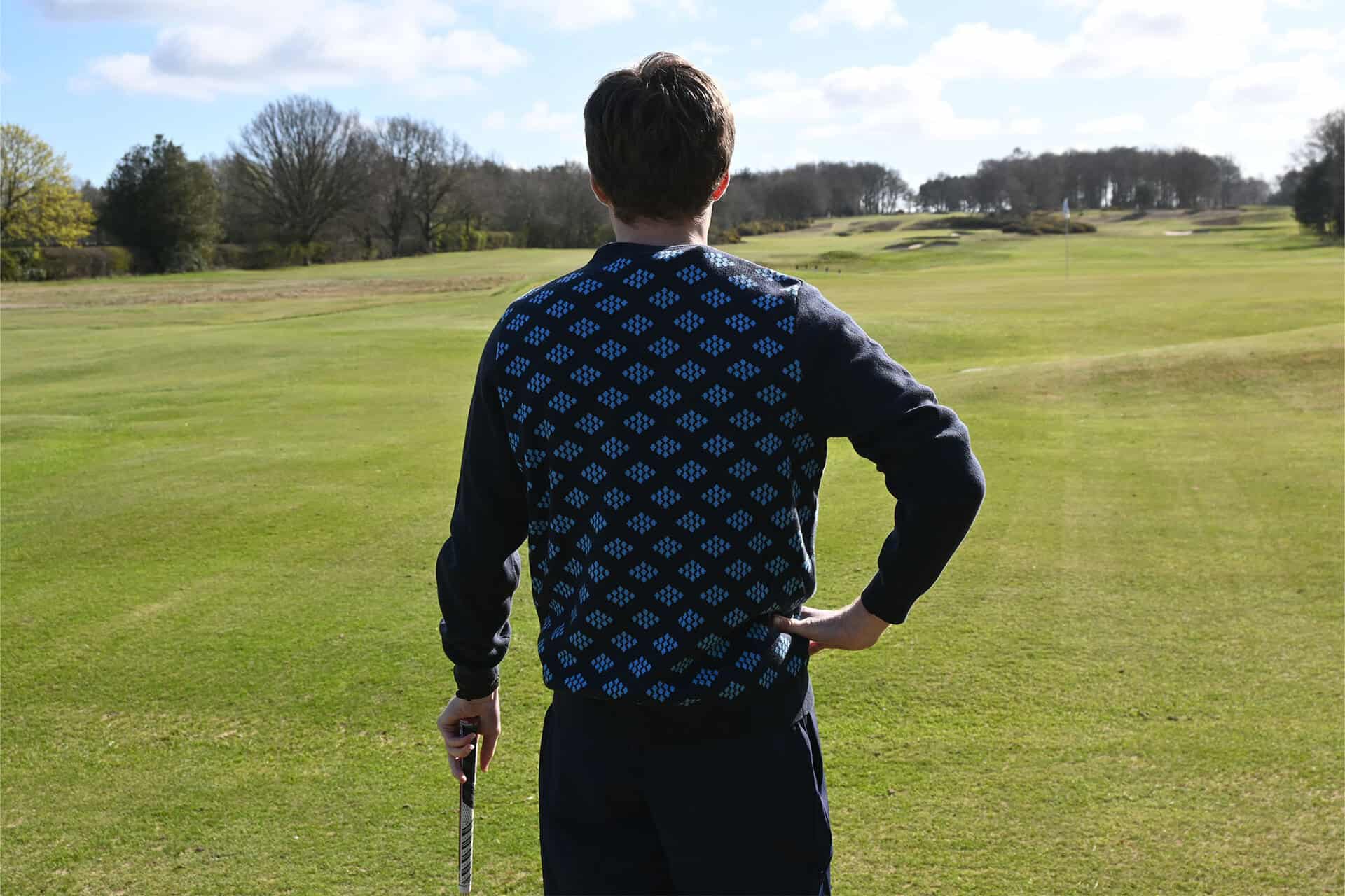 Lyle & Scott Cotton Crew Neck Argyle Jumper | Source: NCG