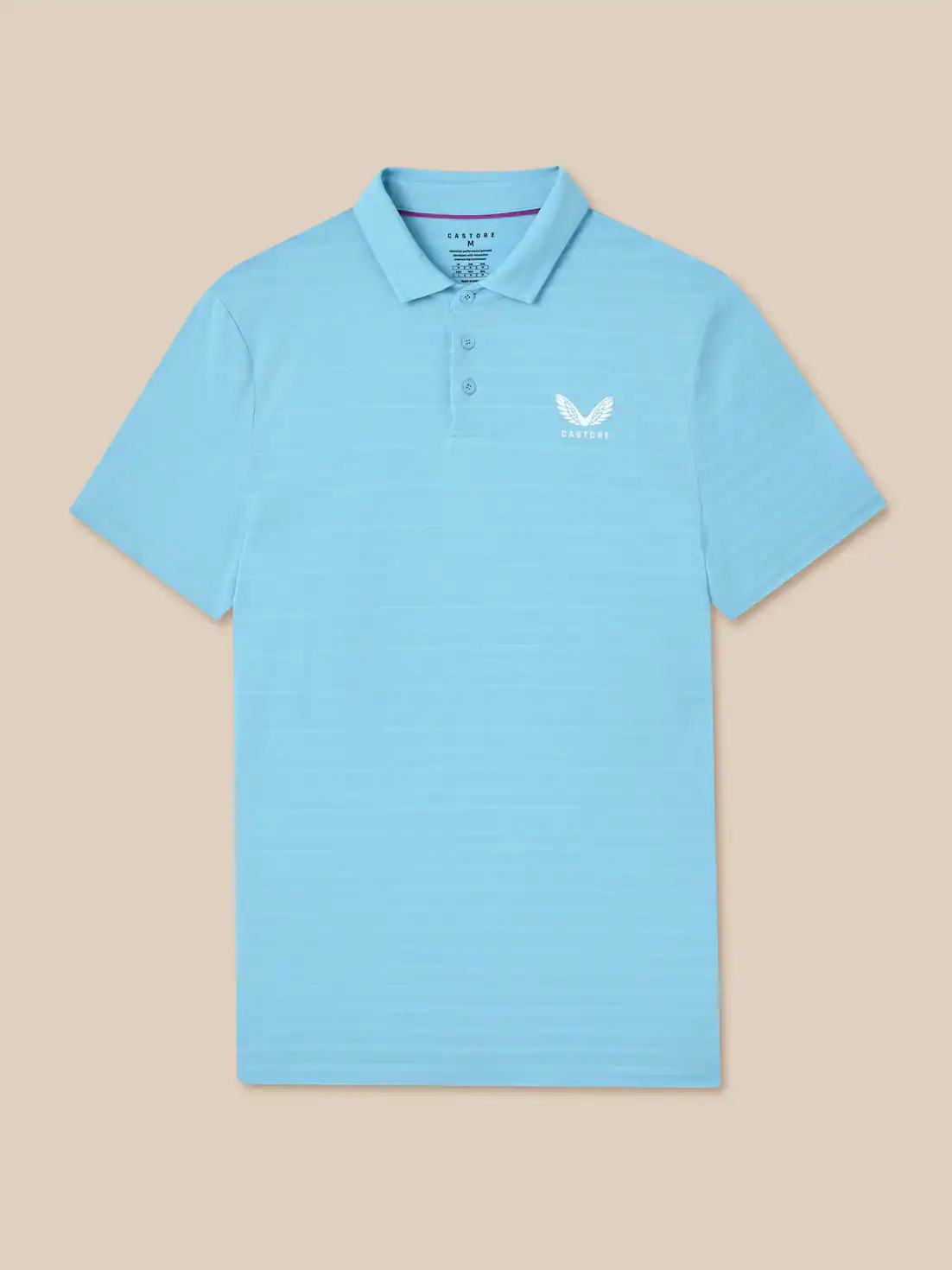 Castore Men’s Golf Pique Stripe Polo | Source: Castore