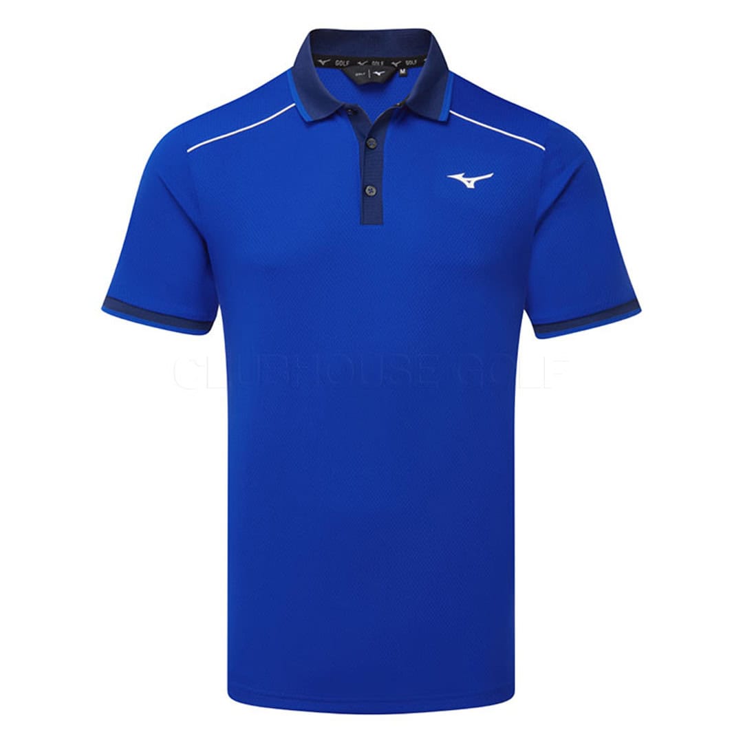 Mizuno Rib Knitted Short Sleeve Polo Shirt | Source: Mizuno