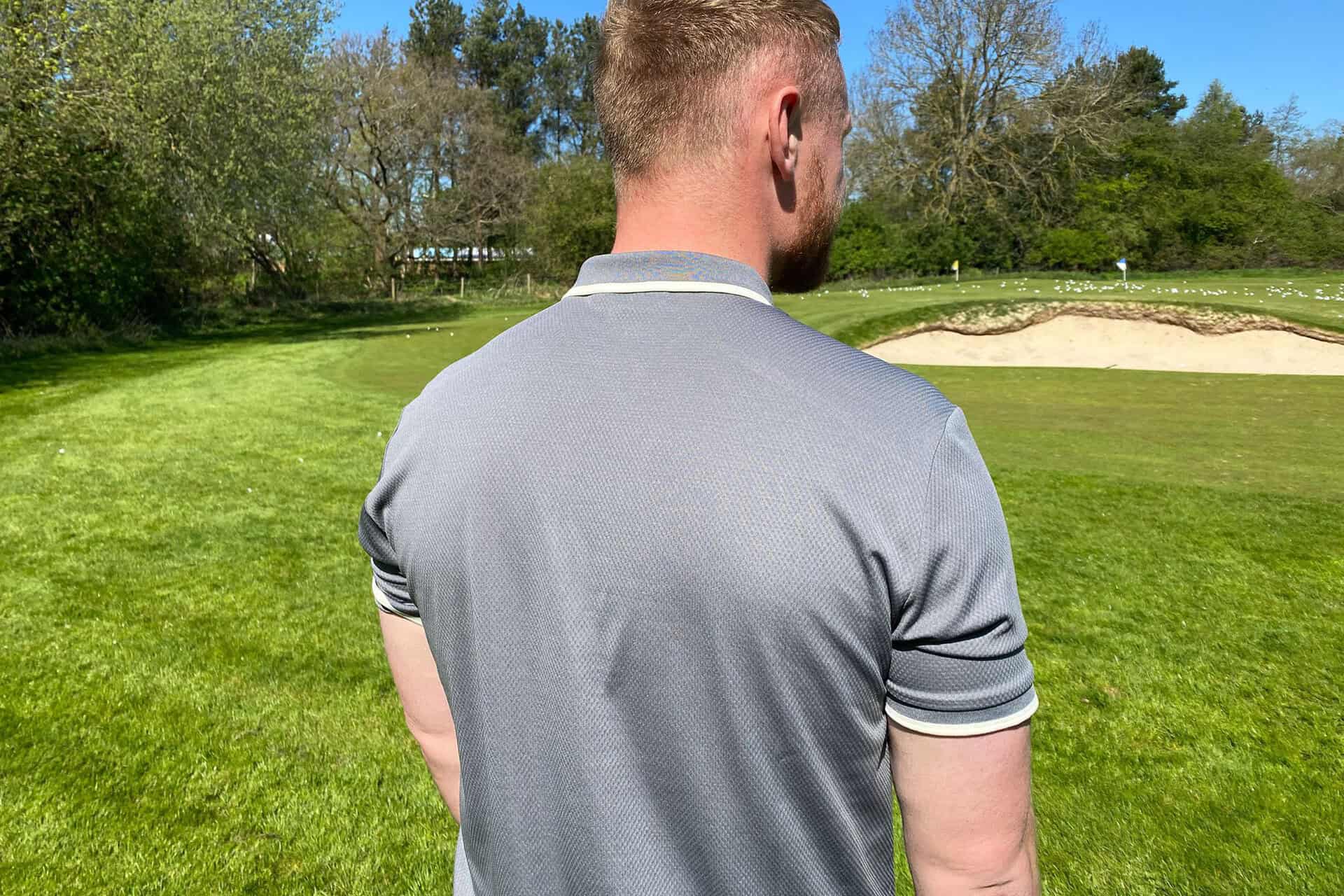 Mizuno Rib Knitted Short Sleeve Polo Shirt | Source: NCG