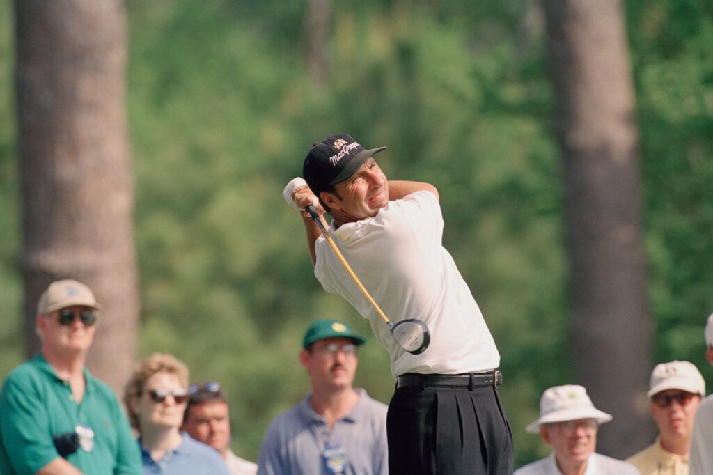 Jose Maria Olazabal during competition in the 1993 Masters | Source: Getty