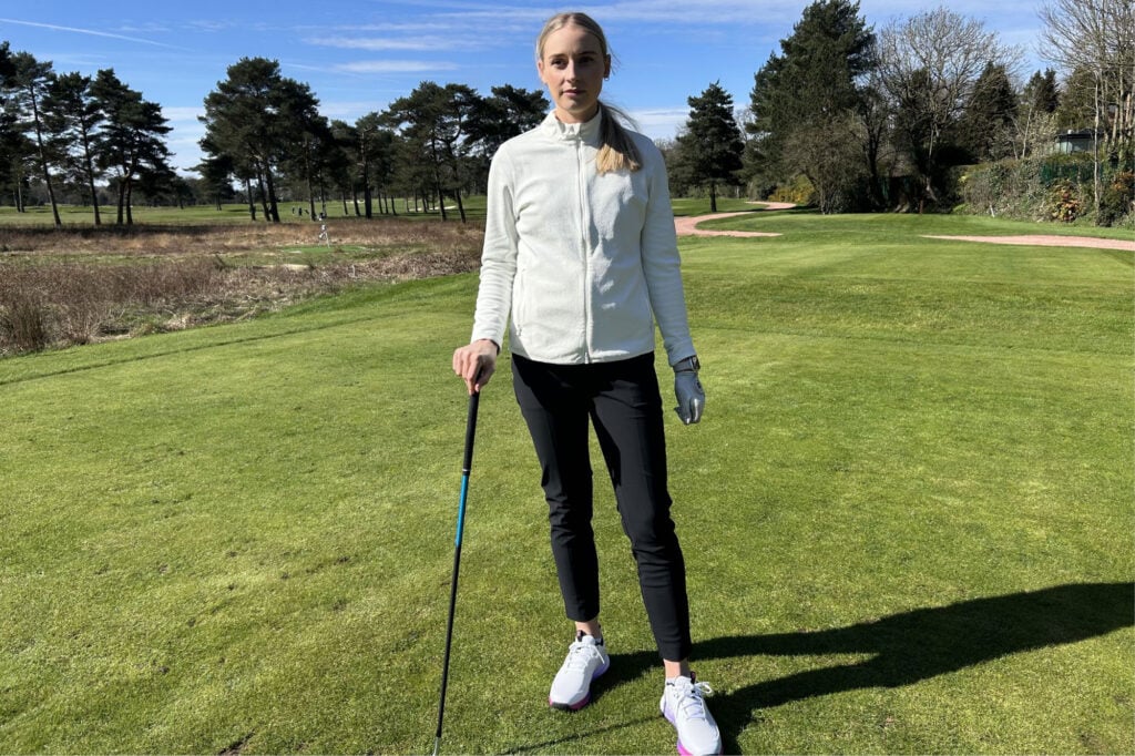 Peter Millar Ladies Bingham High Stretch Bonded Ankle Trouser | Source: NCG