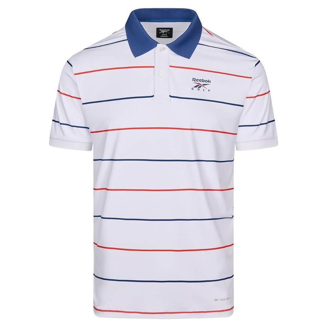 Reebok Thin Stripe Golf Polo | Source: American Golf