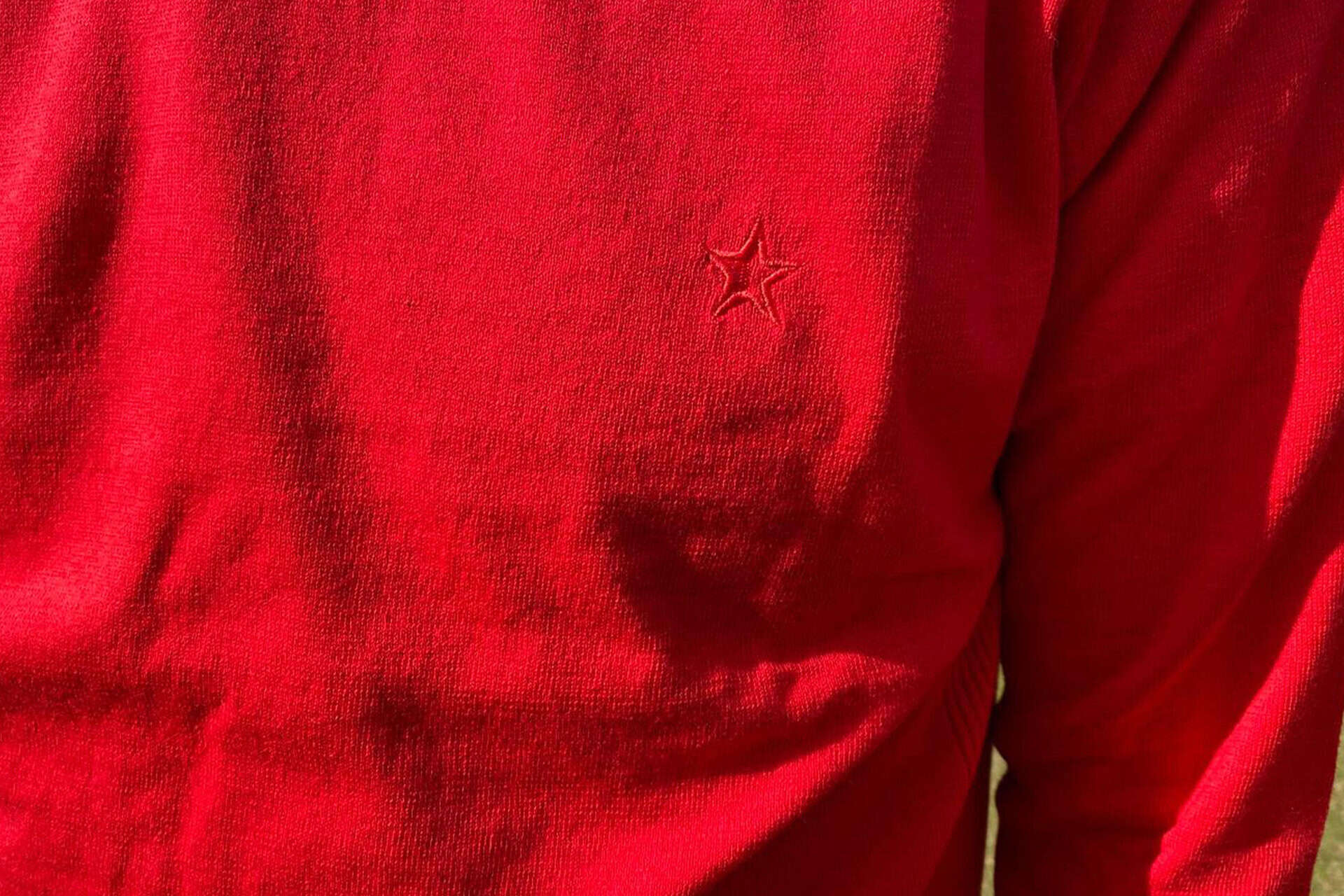 Sounder Eden Knit with Pointelle Star Crewneck Pullover | Source: NCG