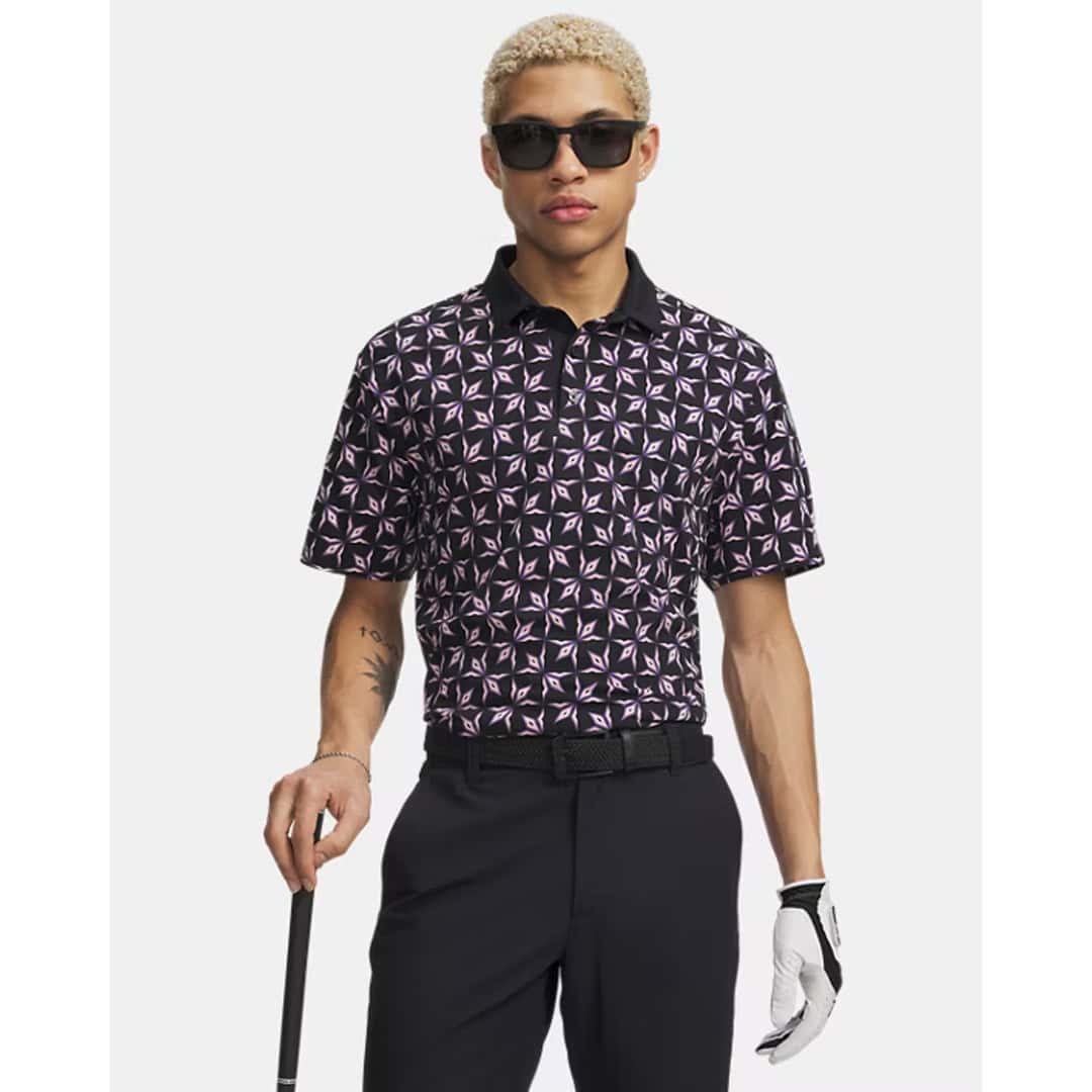 UA ArmourDry Printed Polo | Source: Under Armour