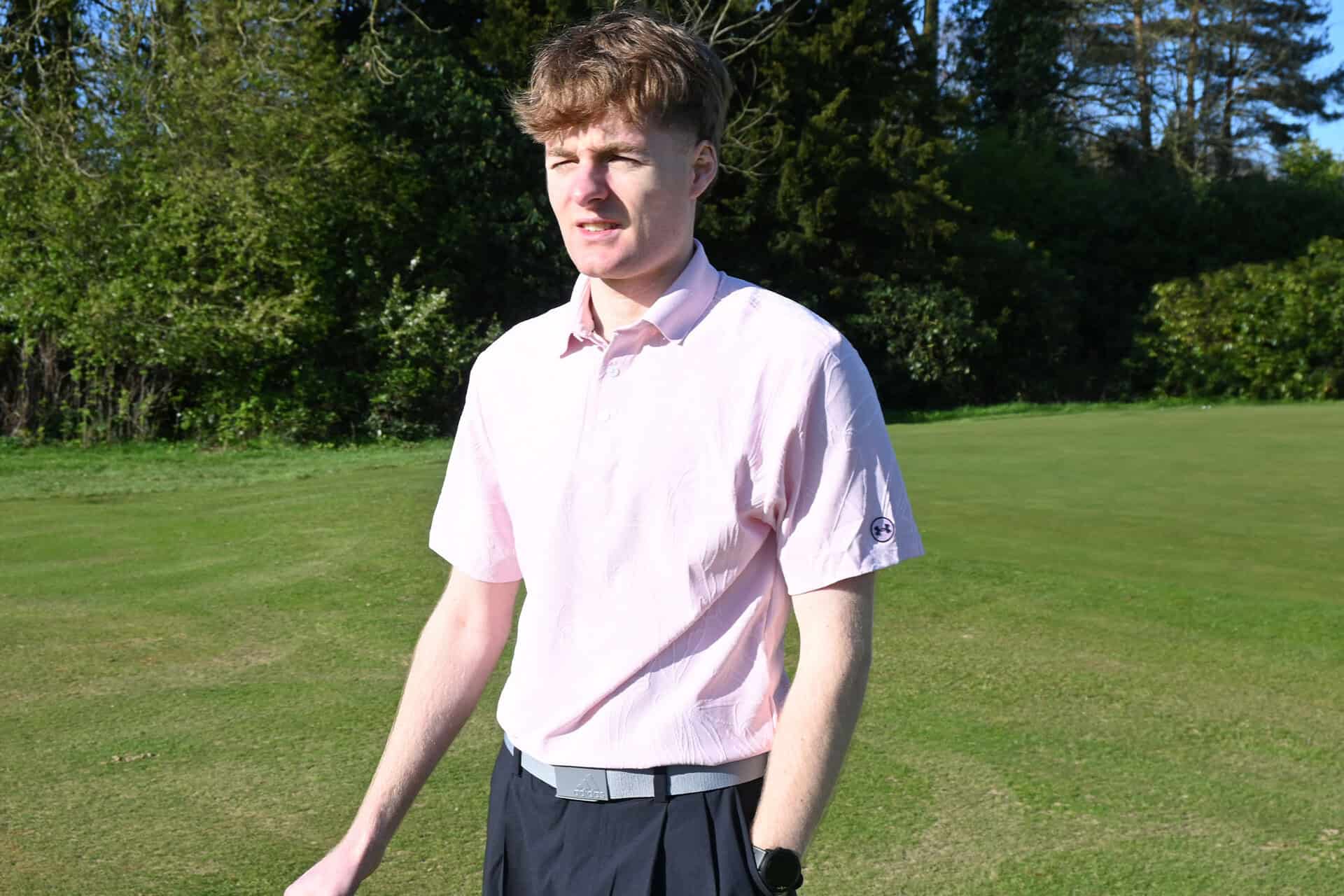 Under Armour ArmourDry Jacquard polo | Source: NCG