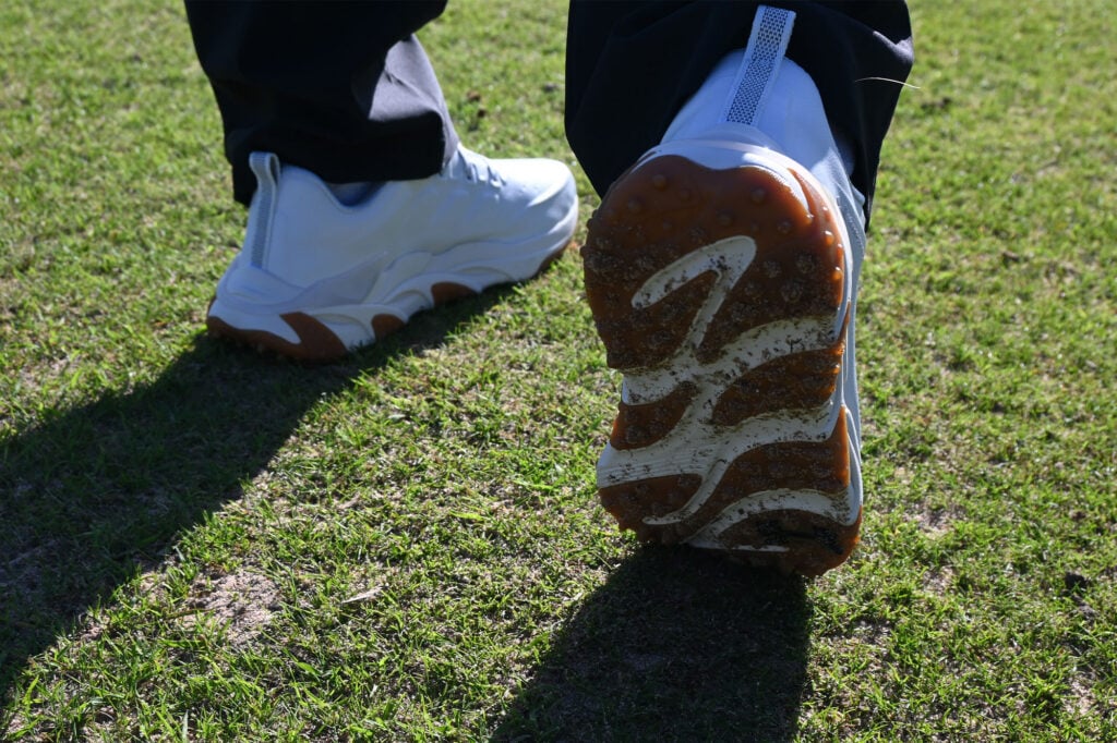 Under Armour Halo Tour spikeless golf shoes sole | Source: NCG