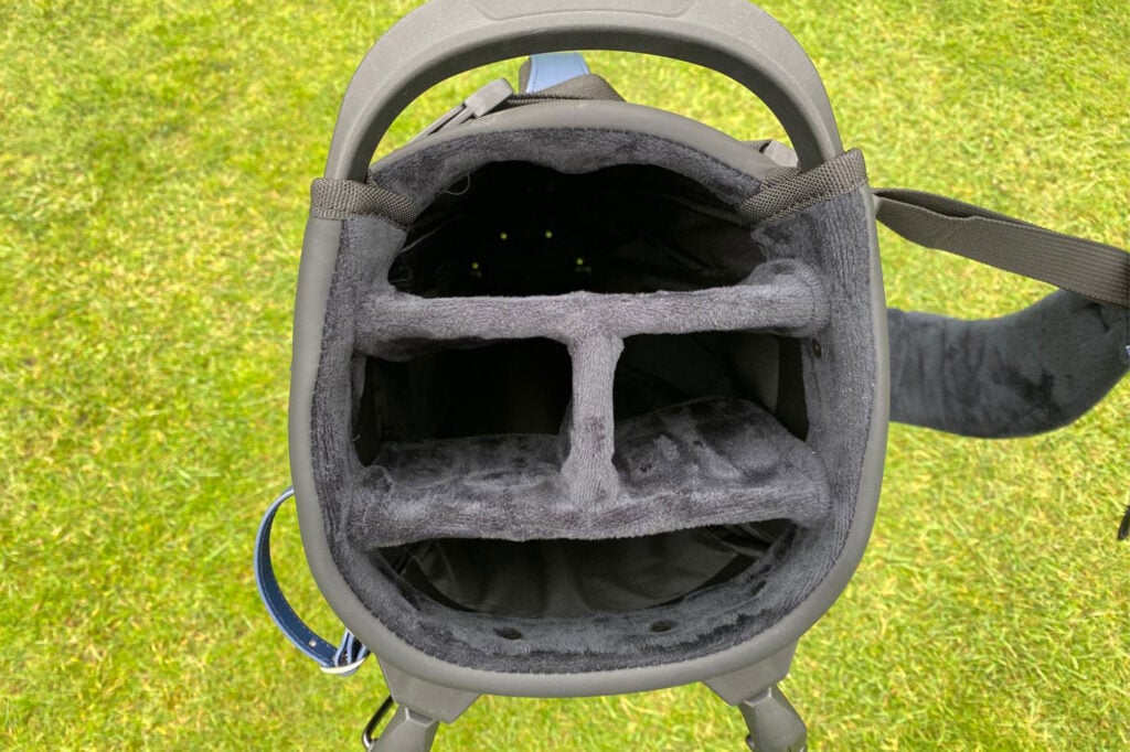 Wilson 1914 golf carry bag dividers | Source: NCG