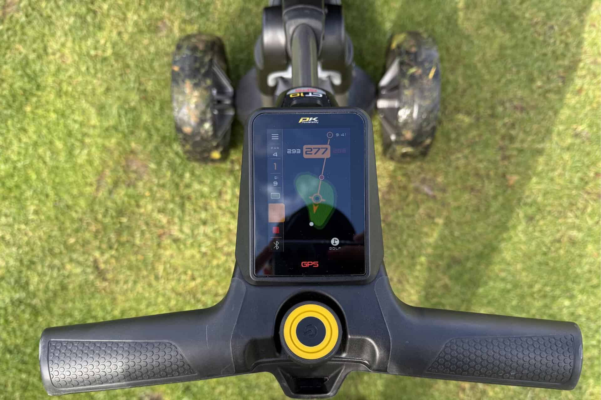 Powakaddy CT10 GPS electric golf trolley | Source: NCG
