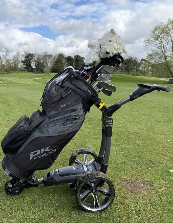 Powakaddy CT10 GPS electric golf trolley | Source: NCG