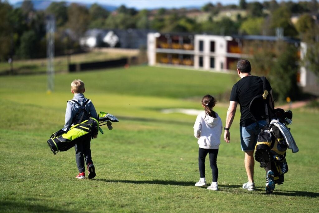 Young golfers out on the course | Source: The R&A
Golf and health