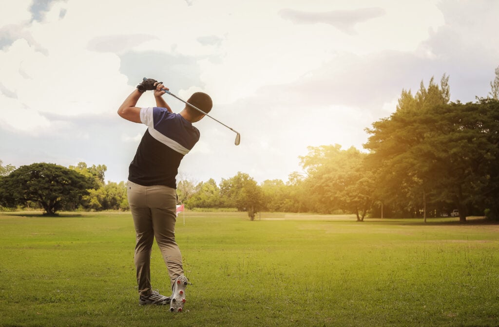Golfer hitting shot on the course | Source: Adobe Stock

wrong ball