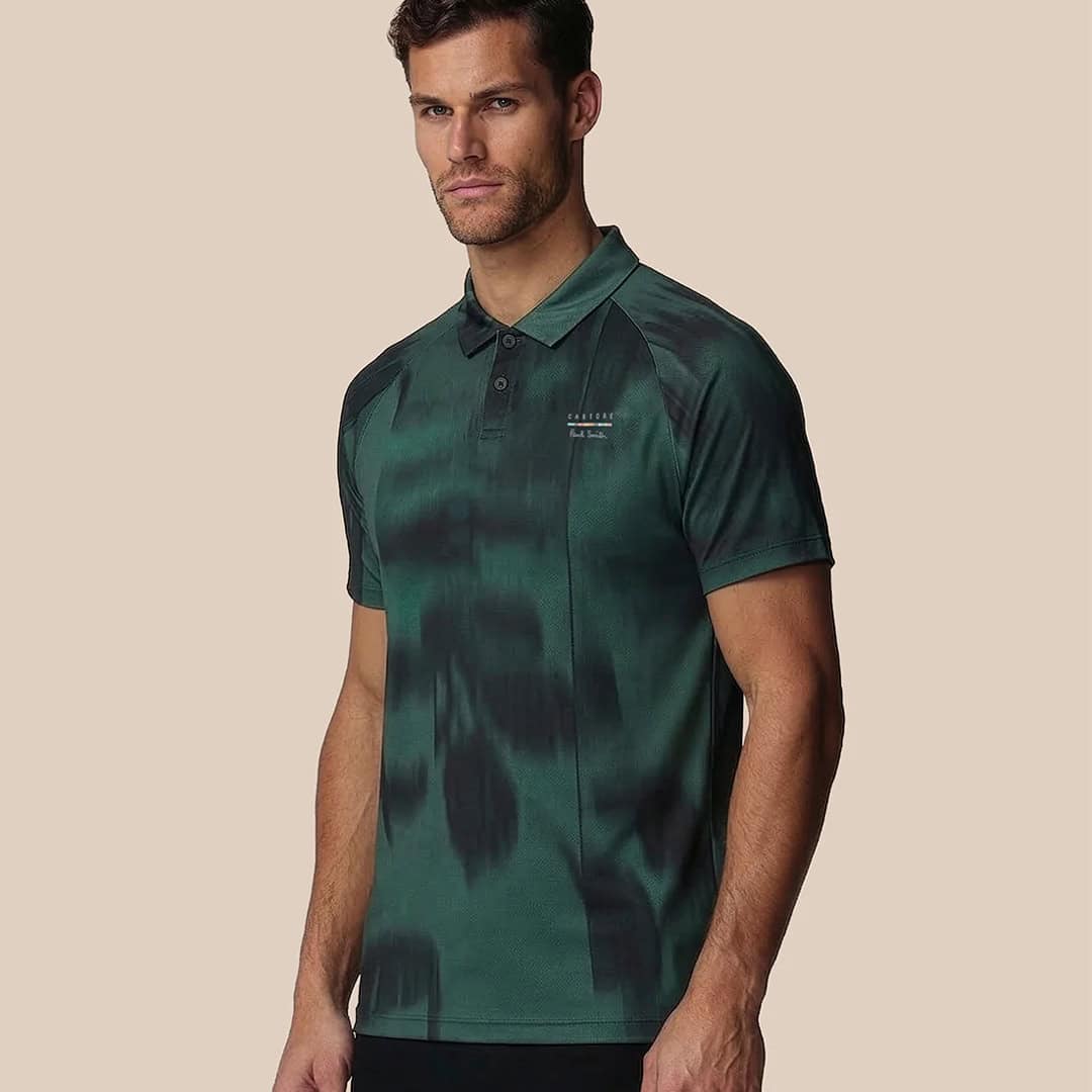 Castore X Paul Smith Performance Printed Polo | Source: Castore