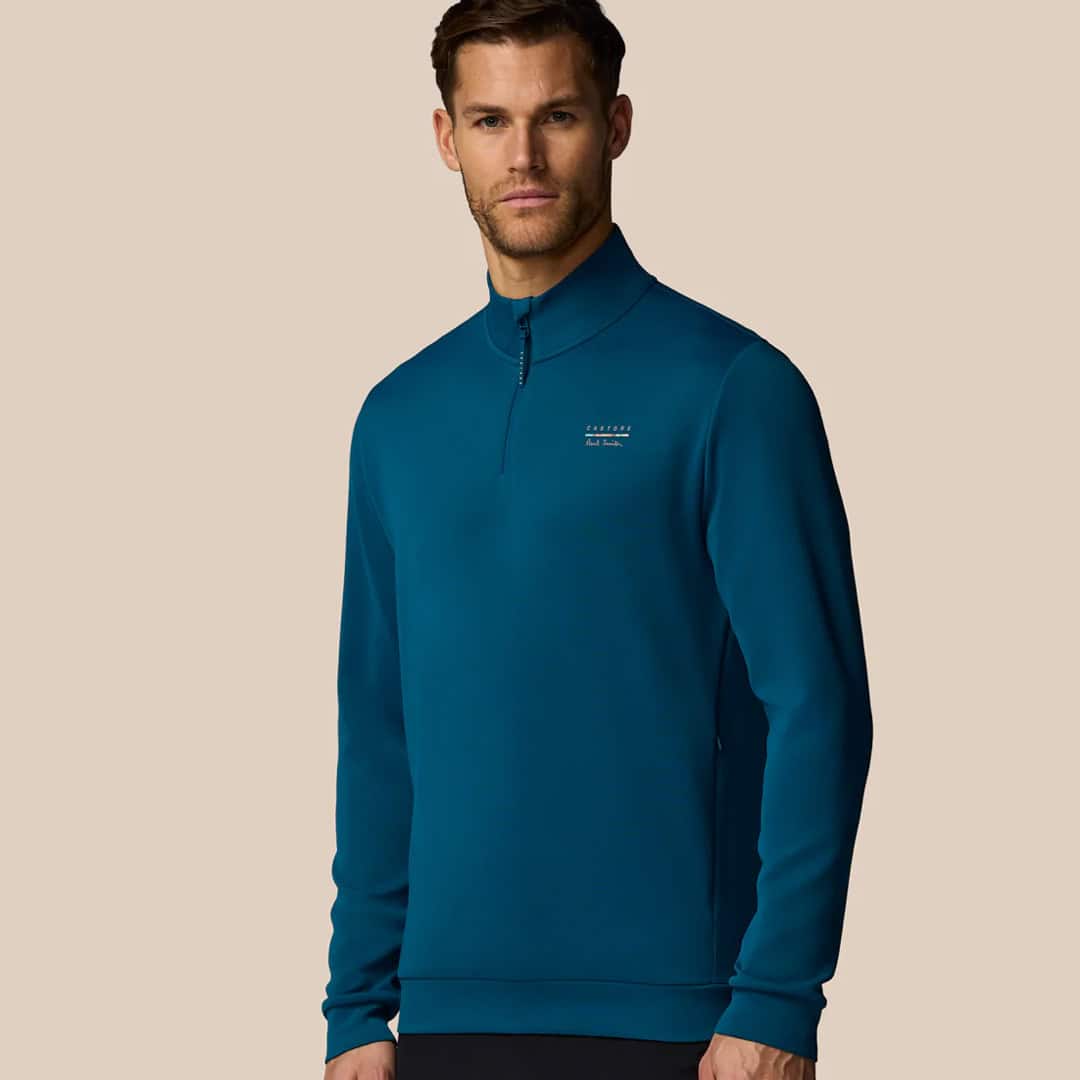 Castore X Paul Smith Technical Quarter Zip | Source: Castore