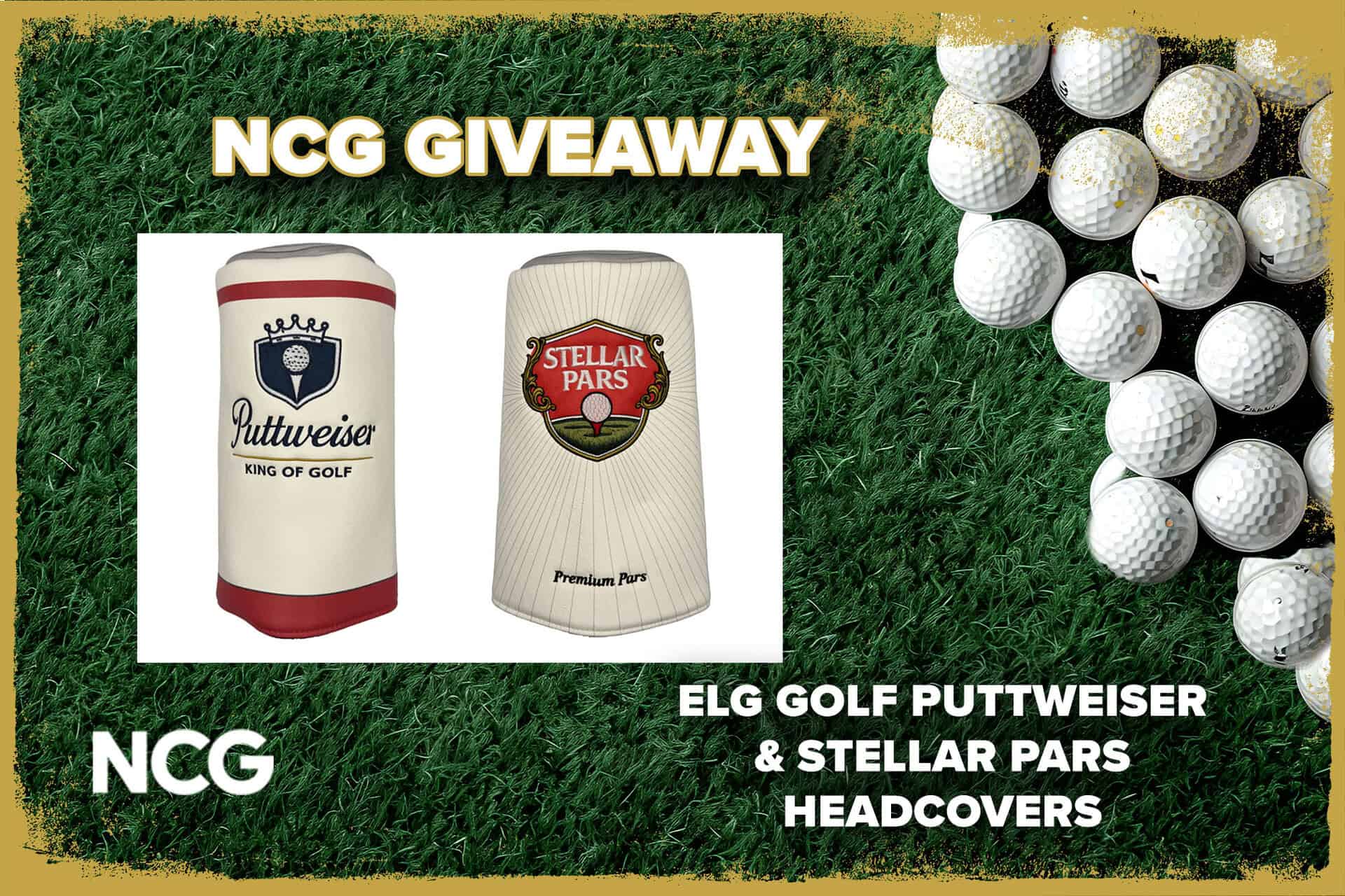 ELG Puttweiser and Stella Pars headcovers | Source: ELG Golf & NCG