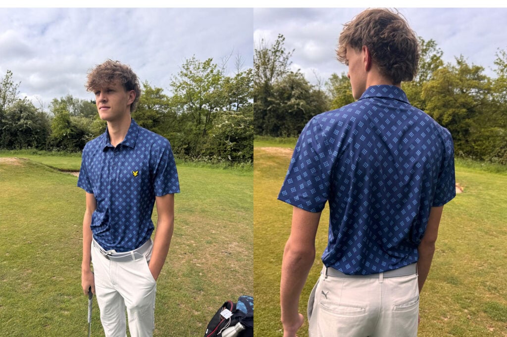 Lyle & Scott Argyle Print Golf Polo | Source: NCG