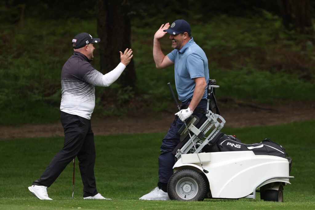 Golfers celebrate during a round | Source: The R&A
Golf and health