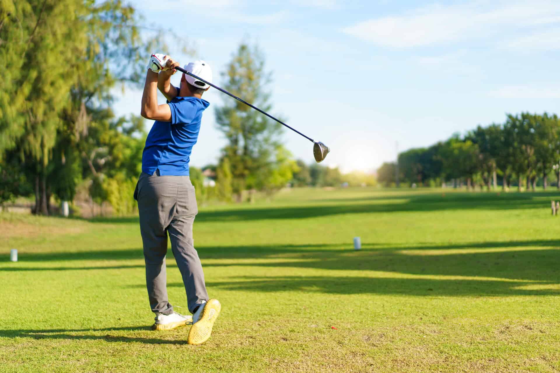 A golfer tees off | Source: Adobe Stock Provisional ball