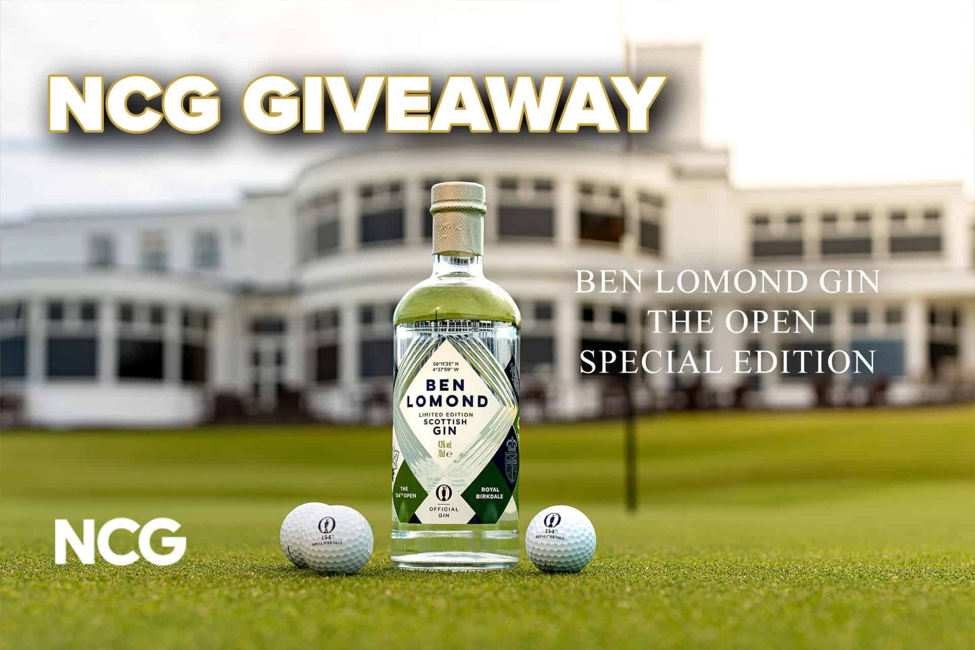 Ben Lomond The 154th Open Special Edition Gin giveaway | Source: Ben Lomond & NCG