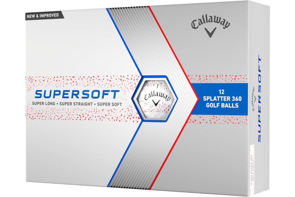 Callaway Supersoft Splatter golf balls | Source: Amazon