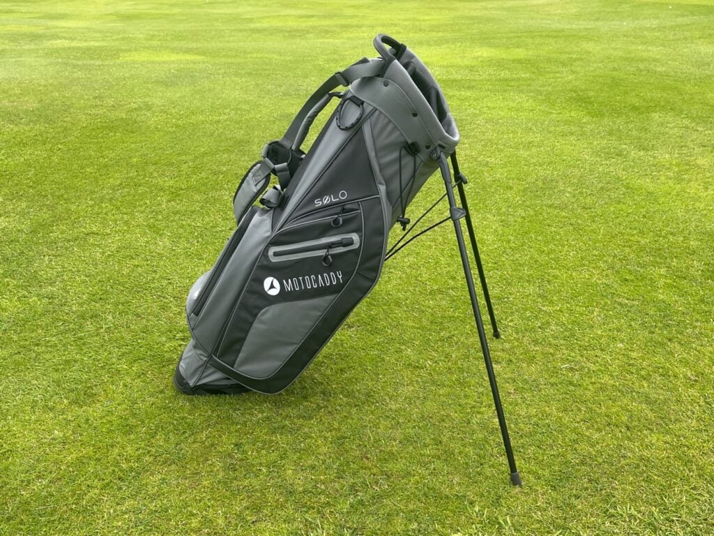 It's lightweight, it holds a full set of clubs and is easy to carry. With the Solo, Motocaddy may have produced the perfect carry bag.