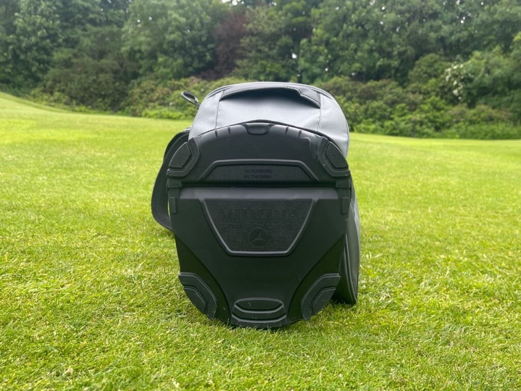 It's lightweight, it holds a full set of clubs and is easy to carry. With the Solo, Motocaddy may have produced the perfect carry bag.