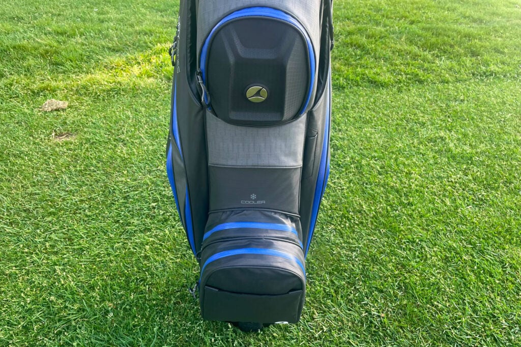 Motocaddy Dry-Series 2026 Bag ball pockets | Source: NCG