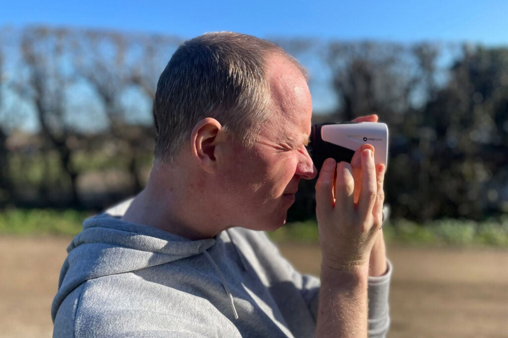 Motocaddy Pro5000 Laser Rangefinder | Source: NCG