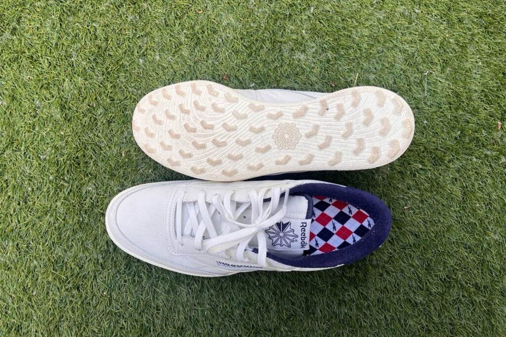 Reebok Menâs Club C Spikeless Golf Shoes | Source: NCG