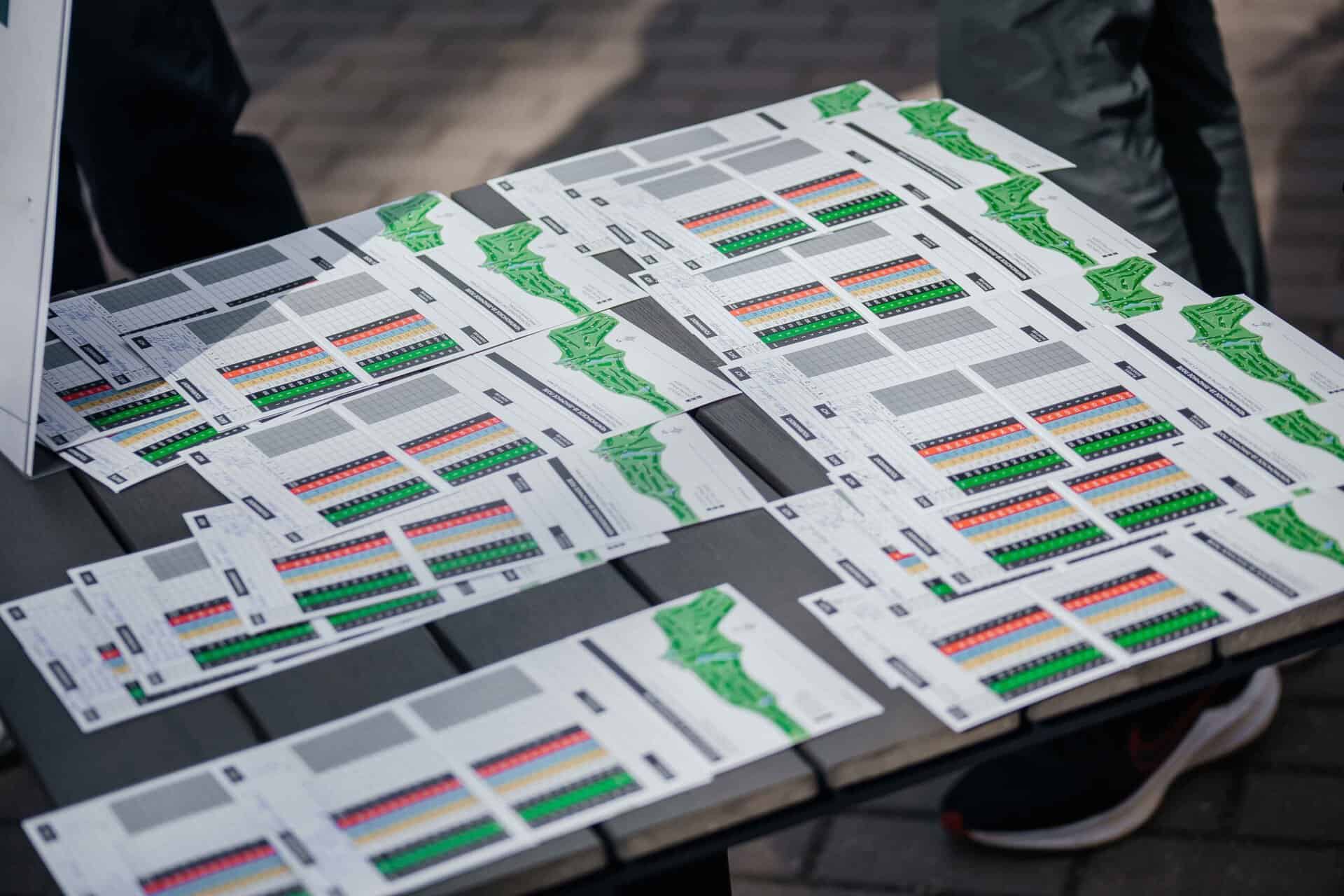 Blank golf cards on the tournament table | Source: Adobe Stock World Handicap System