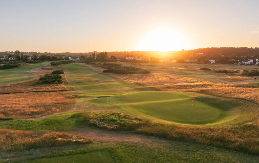 The 13th hole at Royal Jersey | Source: Royal Jersey