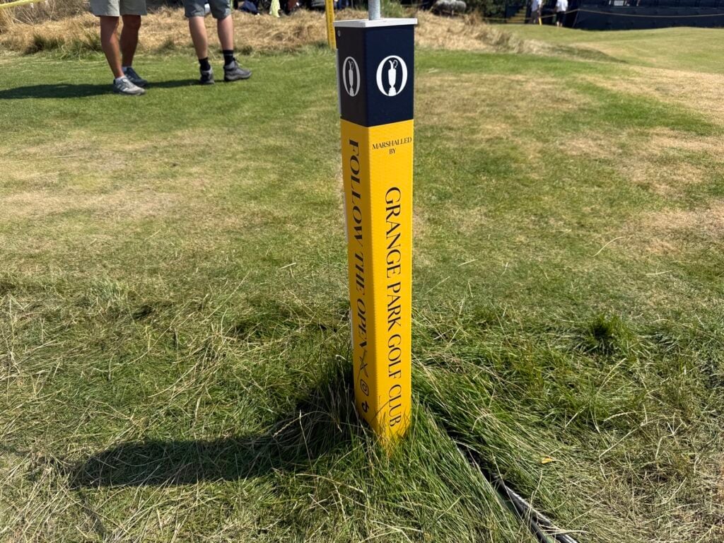 A rope stand marking Grange Park members | Source: NCG