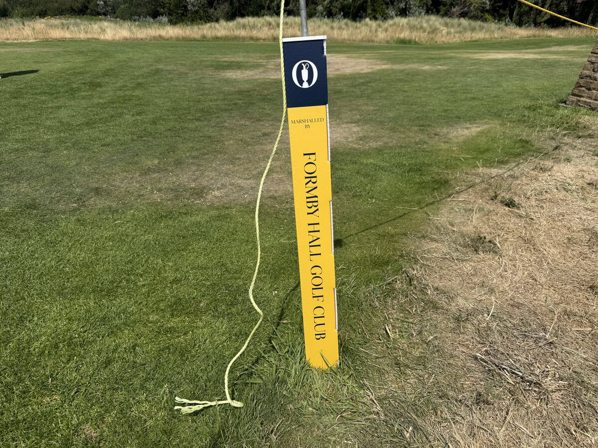 A rope stand marking Grange Park members | Source: NCG