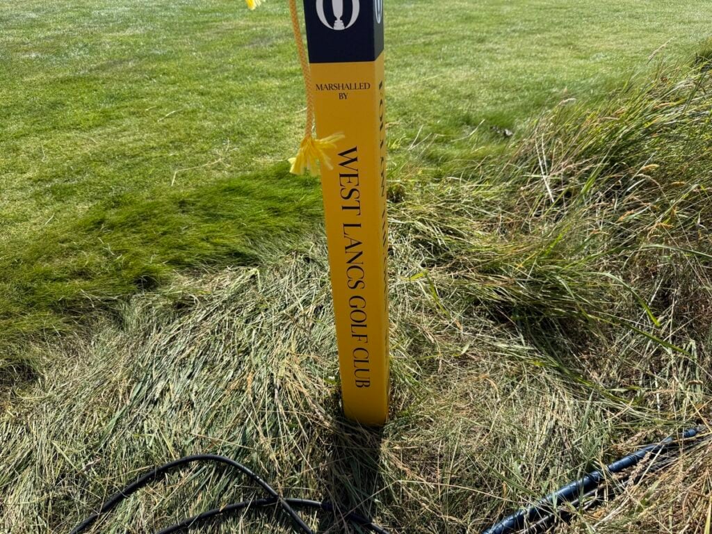 A rope stand marking West Lancs members | Source: NCG