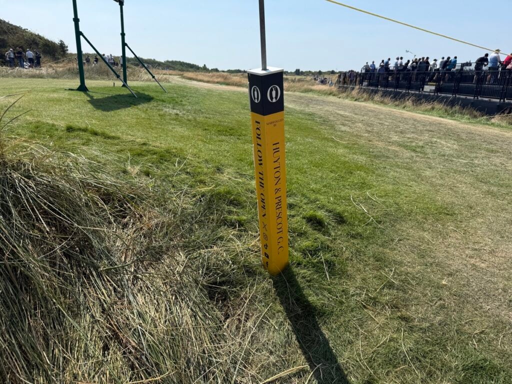 A rope stand marking Huyton and Prescot members | Source: NCG
