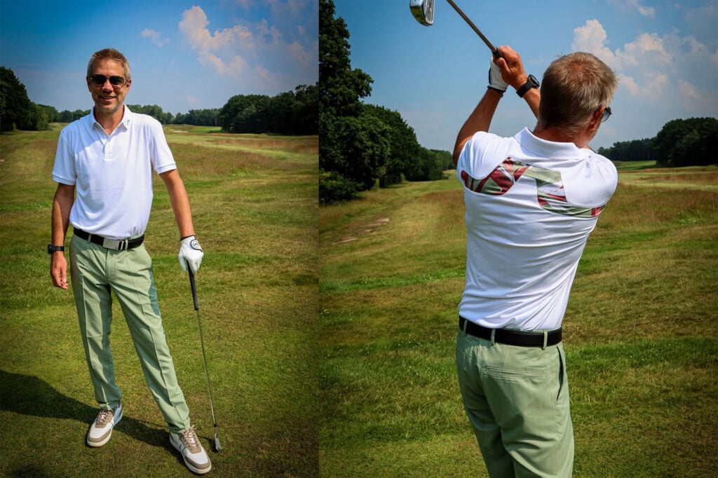 J.Lindeberg Men's KV Print Polo | Source: NCG & Jasmine Levison