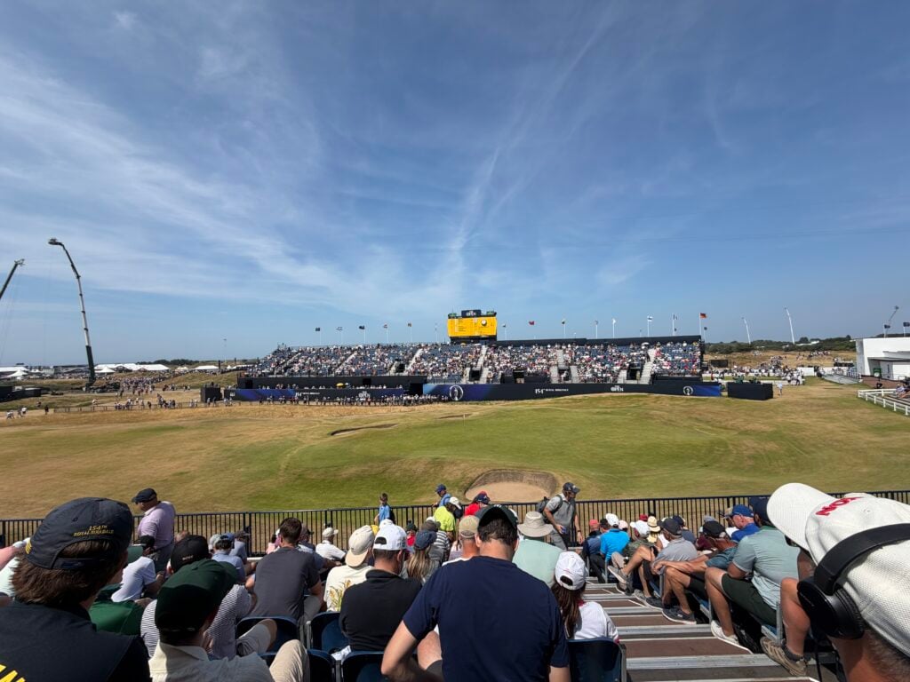 The view from the grandstand on the 18th hole at Royal Birkdale | Source: NCG
Is The Open getting too big?