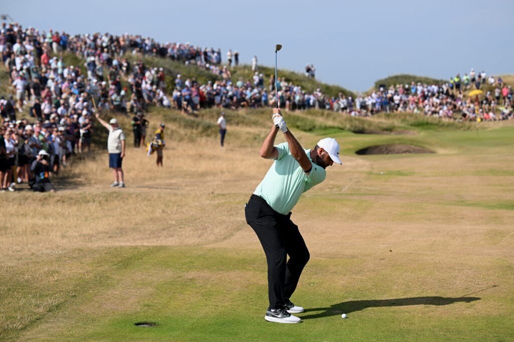 Scottie Scheffler at The 154th Open Championship at Royal Birkdale | Source: Stuart Franklin/R&A/R&A via Getty Images)